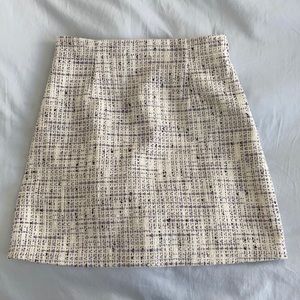 Aritzia Babaton tweed mini skirt size 6